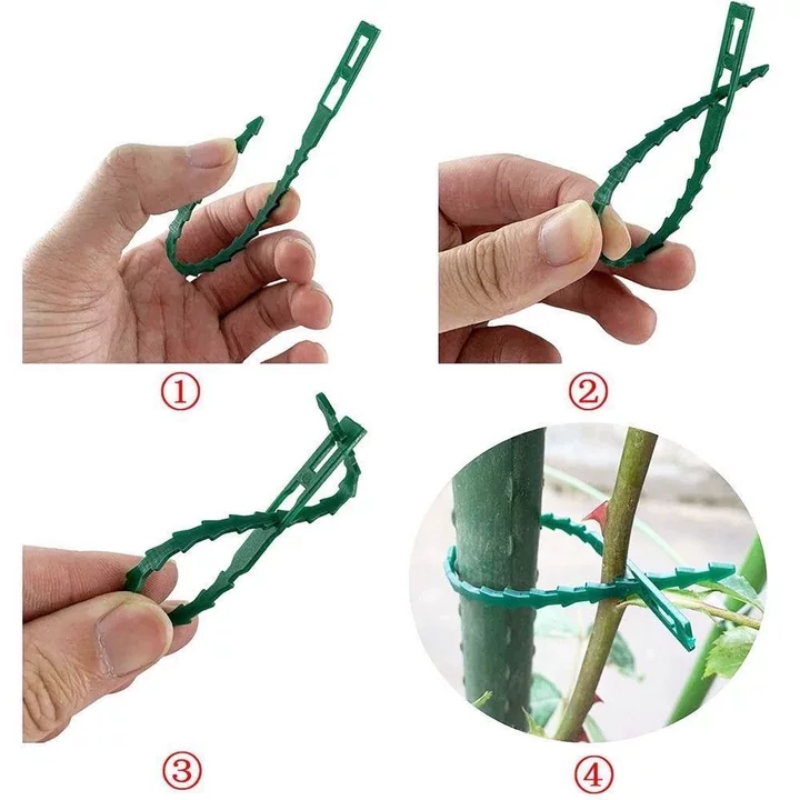 Reusable Garden Cable Ties Pla - огляд і ціна Plant Parent Tools