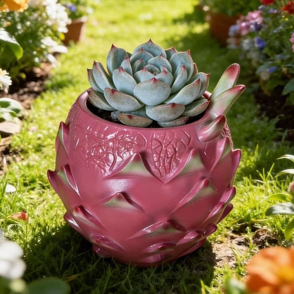 Creative Resin Dragon Fruit Pl - огляд і ціна Snake Plant Ceramic