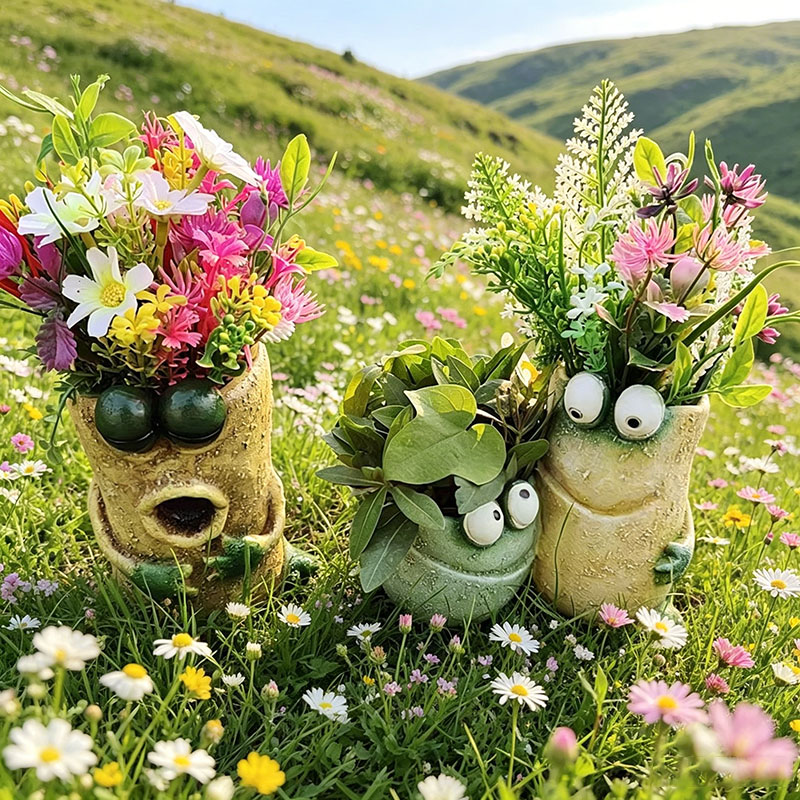Resin Frog Planter with Draina - огляд і ціна Snake Plant Ceramic