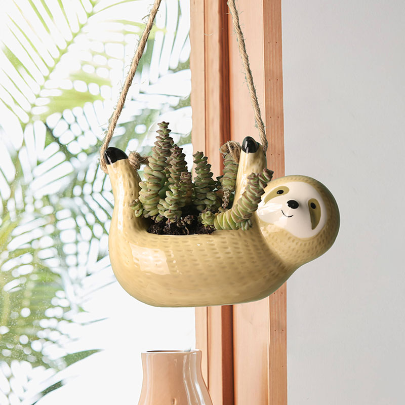 1Pcs Ceramic Hanging Plant Pot - огляд і ціна Snake Plant Ceramic
