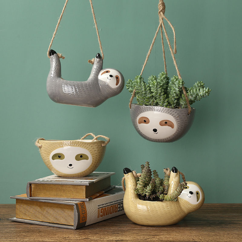 1Pcs Ceramic Hanging Plant Pot - огляд і ціна Snake Plant Ceramic